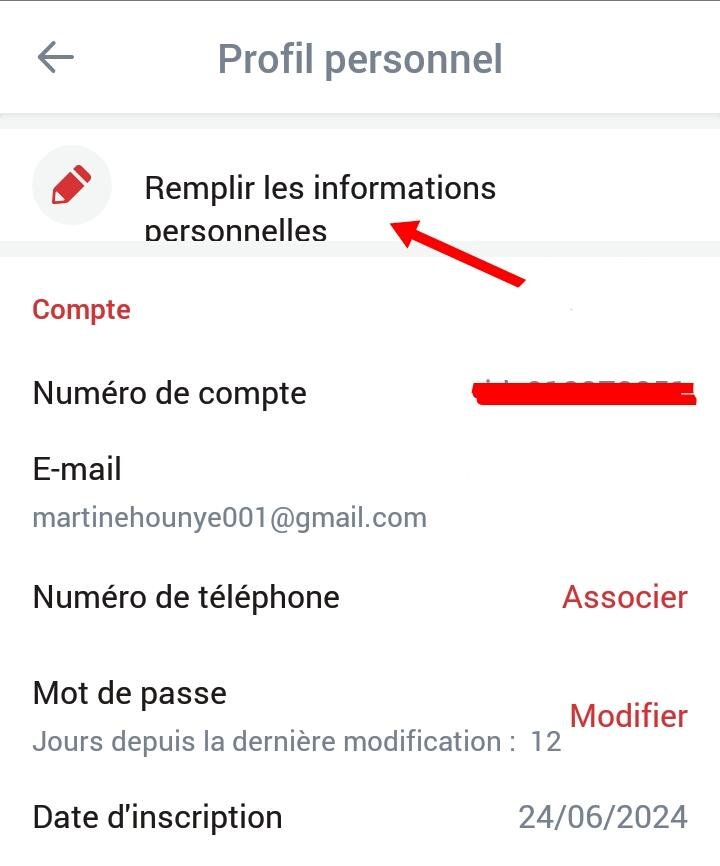 Vérification des informations personnelles 888starz