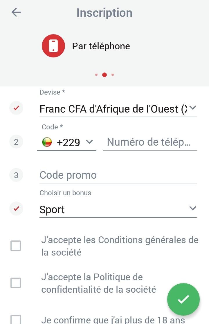 Inscription 888starz par téléphone