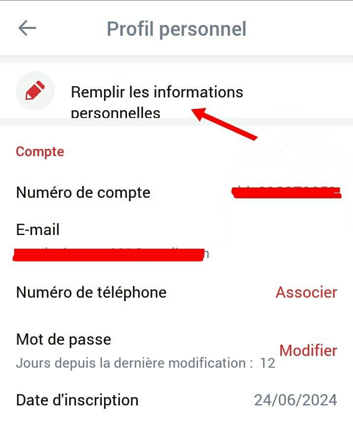 Informations personnelles 888starz