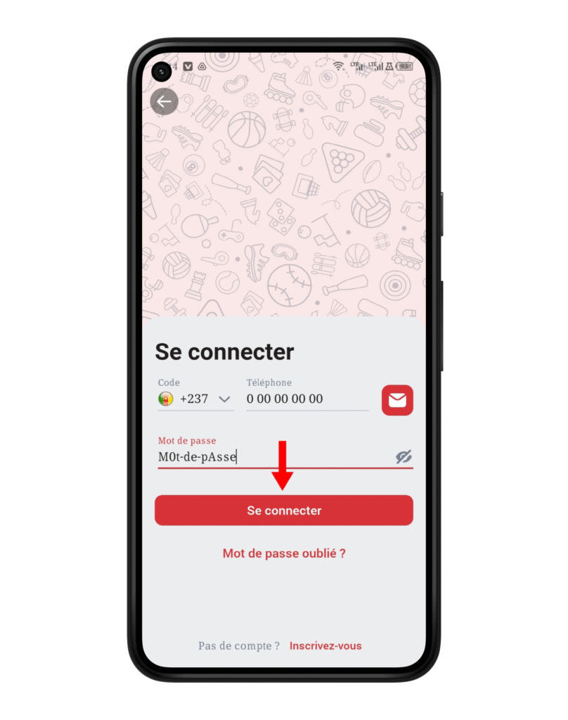 Confirmer la connexion à votre compte 888starz