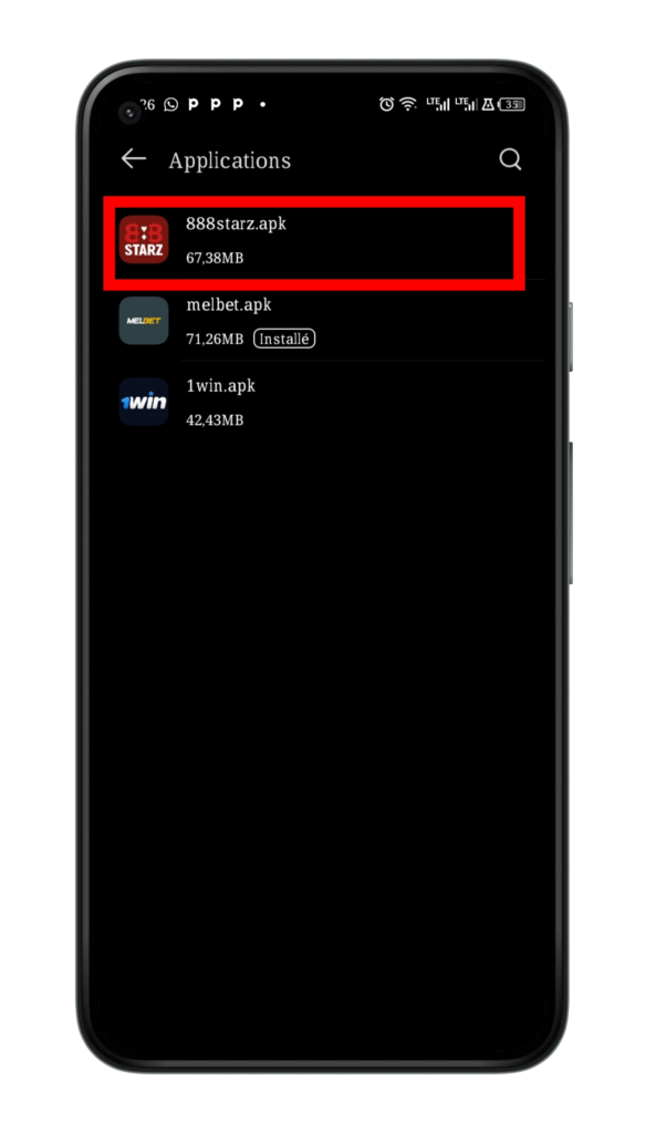 Installer 888starz Apk